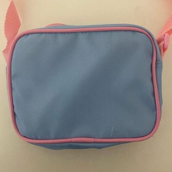 Vintage 1989 Sanrio Cheerleader Teddy Bear Mini Purse Feather Pom Pom Blue NWT - Picture 8 of 10